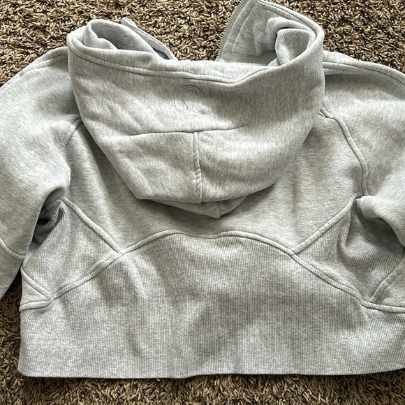 Scuba Half-Zip Cropped Hoodie - Picture 3 of 3
